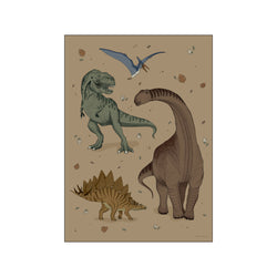Dinosaurer — Art print by Marenberg from Poster & Frame