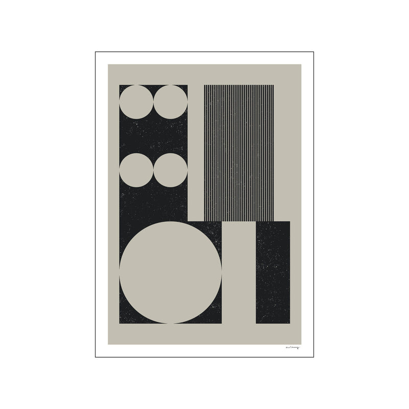 Distortion - Grå — Art print by CAC x Frank H. Mayday from Poster & Frame