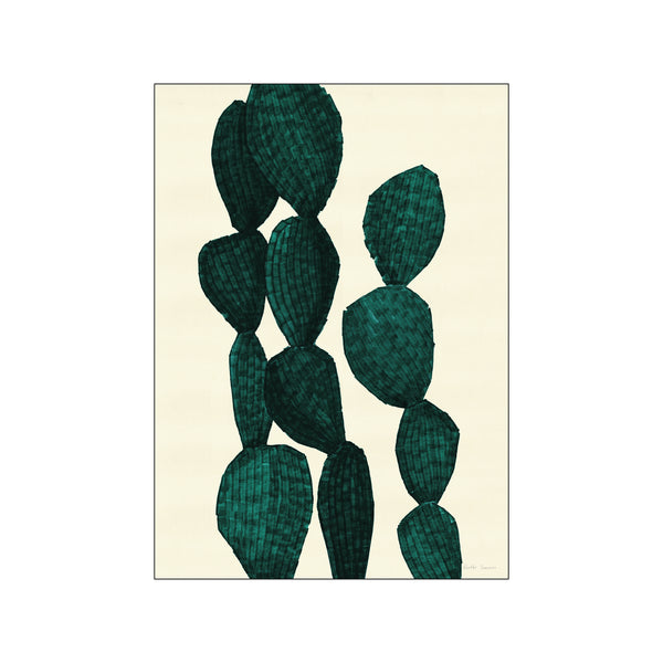 Cactus Opuntia Green — Art print by Dorthe Svarrer from Poster & Frame