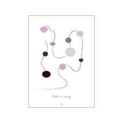 Dots on a string — Art print by Nohé Living from Poster & Frame