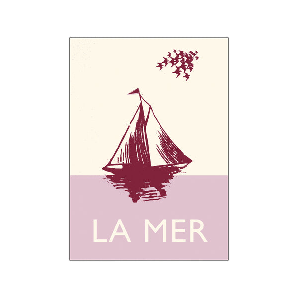 La Mer Pink — Art print by Double Merrick from Poster & Frame