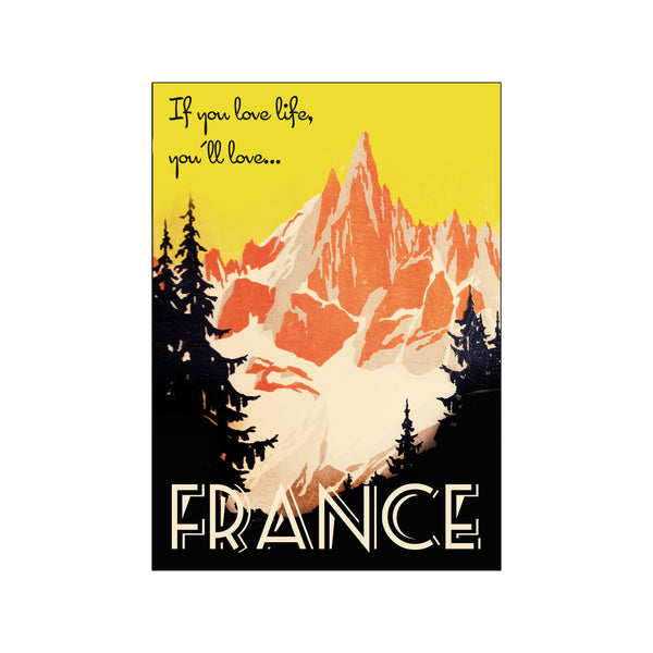 Love France — Art print by Double Merrick from Poster & Frame