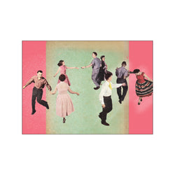 Social Dancing — Art print by Double Merrick from Poster & Frame