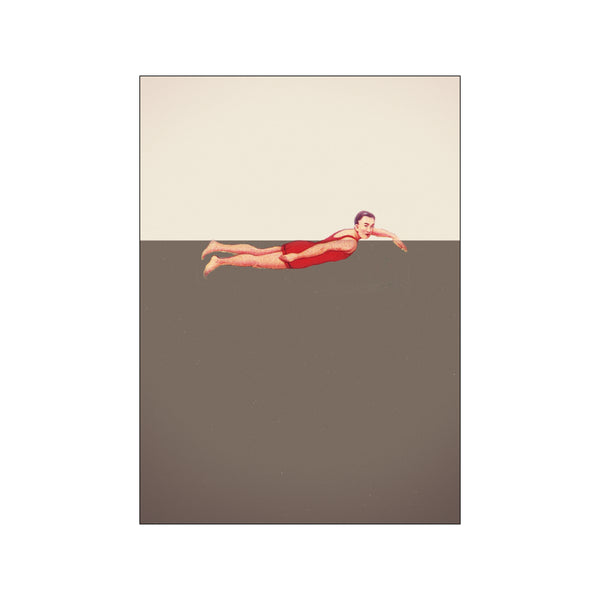 Swimmer — Art print by Double Merrick from Poster & Frame