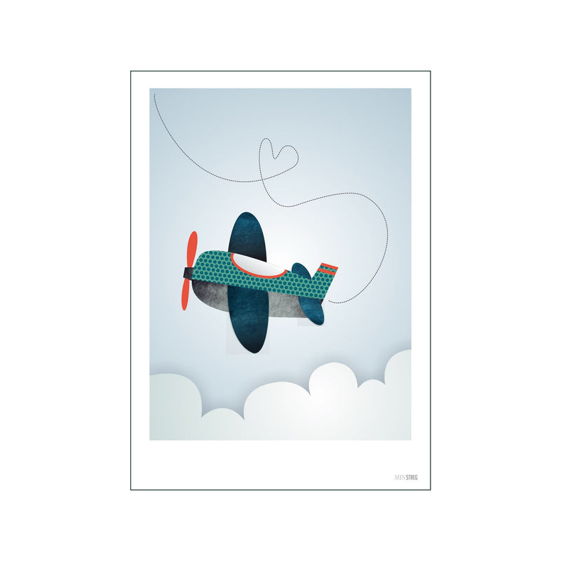 Drenge Flyver — Art print by Min Streg from Poster & Frame