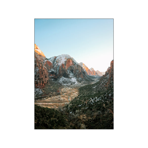 Early winter in Zion National Park - USA — Art print by Nordd Studio from Poster & Frame