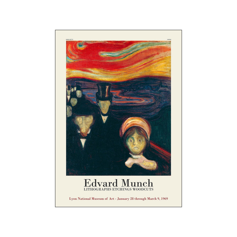 Edvard Munch - Art exhibition — Art print by Edvard Munch x PSTR Studio from Poster & Frame
