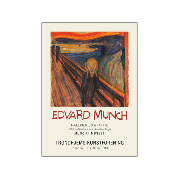Edvard Munch - The scream — Art print by Edvard Munch x PSTR Studio from Poster & Frame