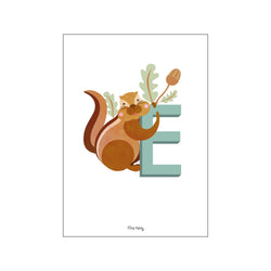 E for Egern — Art print by Tiny Tails from Poster & Frame