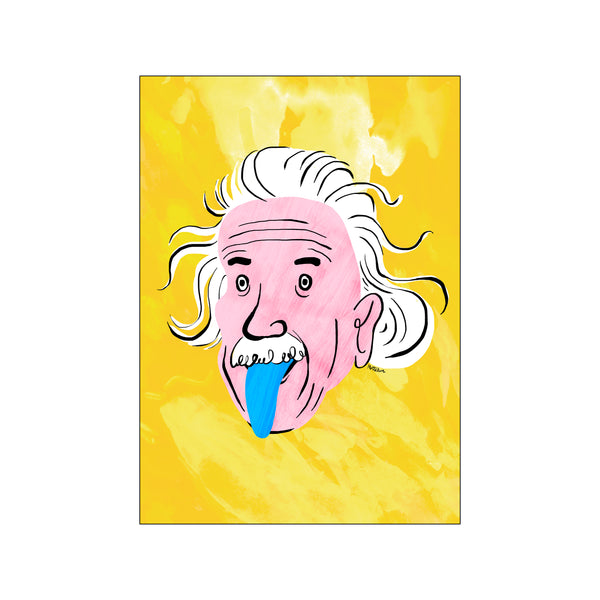 Einstein — Art print by Mia Mottelson from Poster & Frame