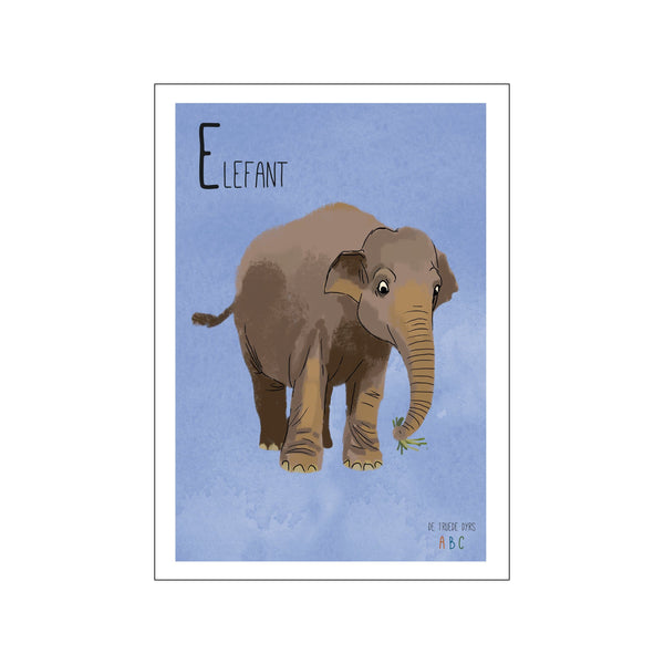 Elefant — Art print by Line Malling Schmidt from Poster & Frame