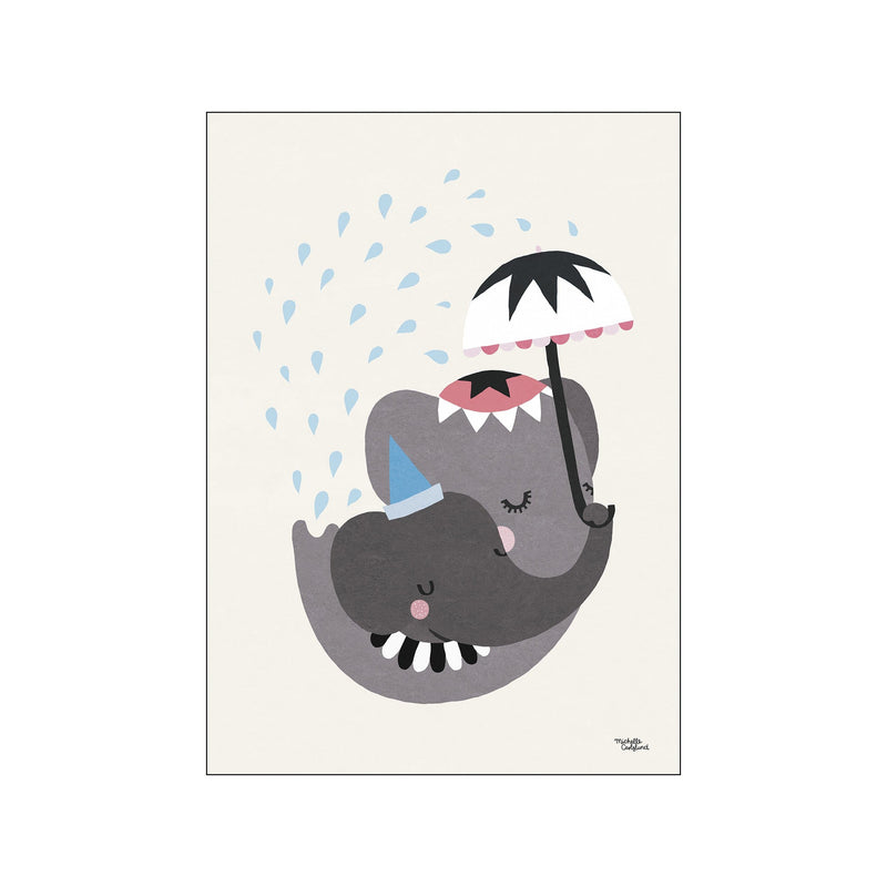 Elephant love — Art print by Michelle Carlslund - Kids from Poster & Frame