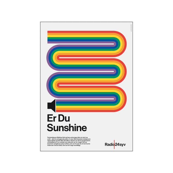 Er Du Sunshine — Art print by Tobias Røder SHOP from Poster & Frame