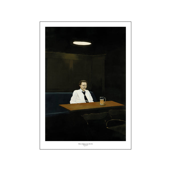 Barry realizes it was all a lie — Art print by Esben Pretzmann from Poster & Frame