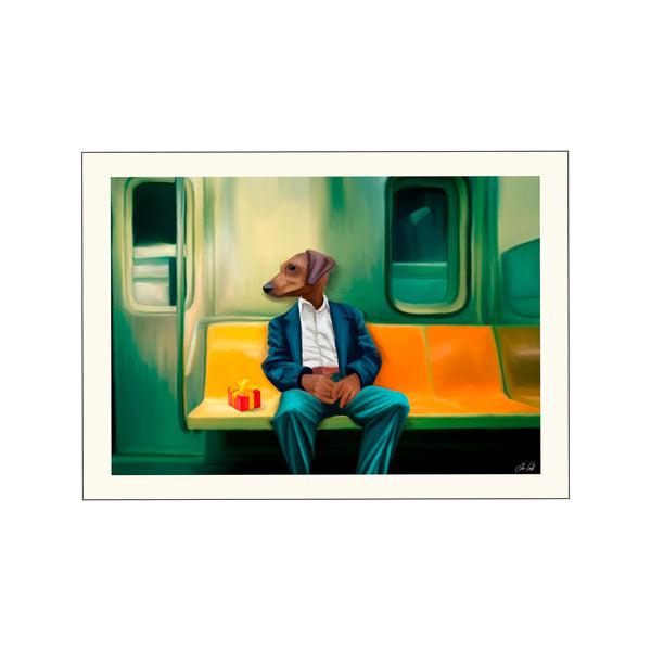 Estelle Graf - Noah on the subway — Art print by PSTR Studio from Poster & Frame
