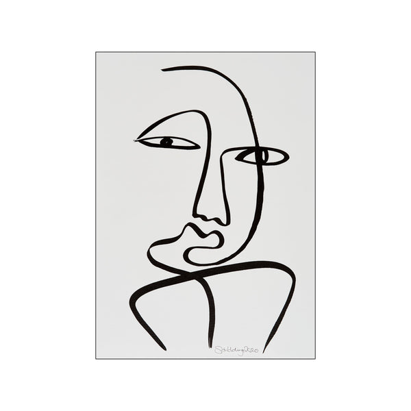 Face No. 1 — Art print by Stine Kolding from Poster & Frame
