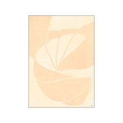 Flourish No 2 - peach — Art print by Moe Made It from Poster & Frame