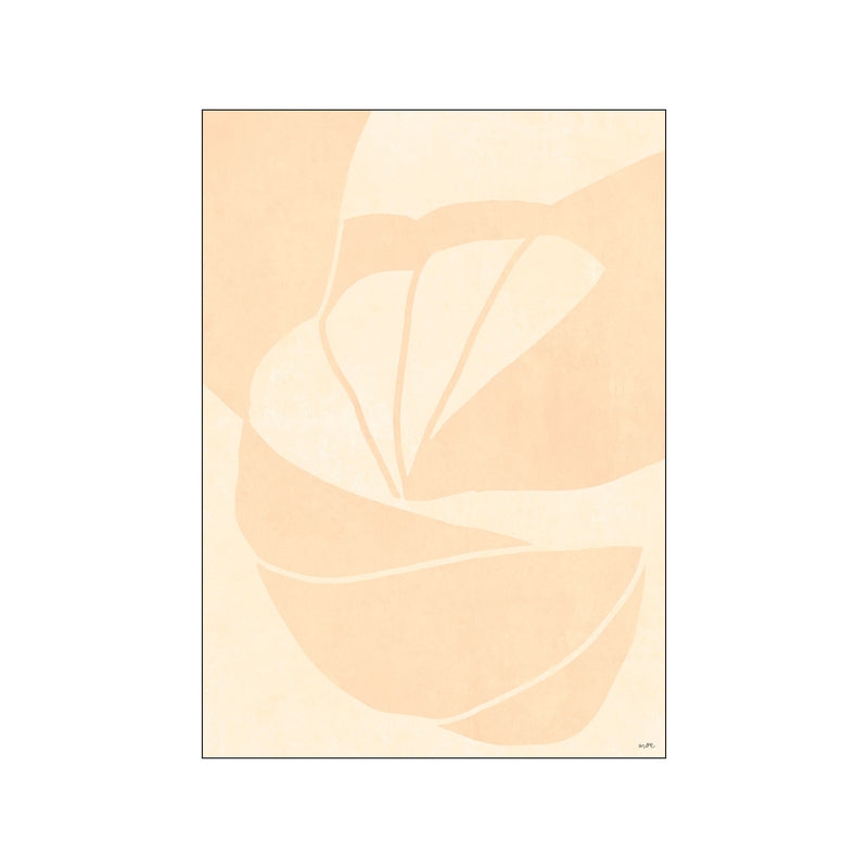Flourish No 2 - peach — Art print by Moe Made It from Poster & Frame