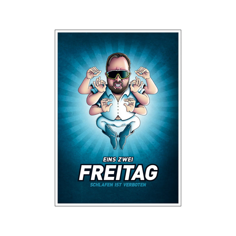 Freitag — Art print by Copenhagen Poster from Poster & Frame
