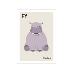 F — Art print by Stay Cute from Poster & Frame
