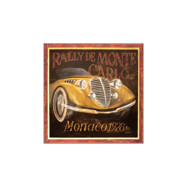 Rally de Monte Carlo - Monaco 1928 — Art print by Fabrice De Villeneuve from Poster & Frame