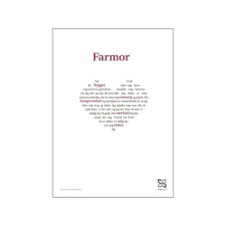 Farmor — Art print by Songshape from Poster & Frame