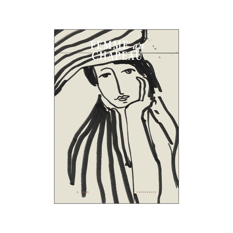 Femme Au Chapeau — Art print by By Garmi from Poster & Frame