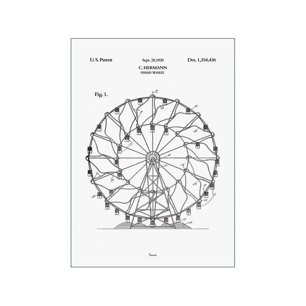Ferris Wheel — Art print by Bomedo from Poster & Frame