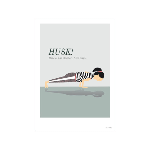 Fitness — Art print by Min Streg from Poster & Frame