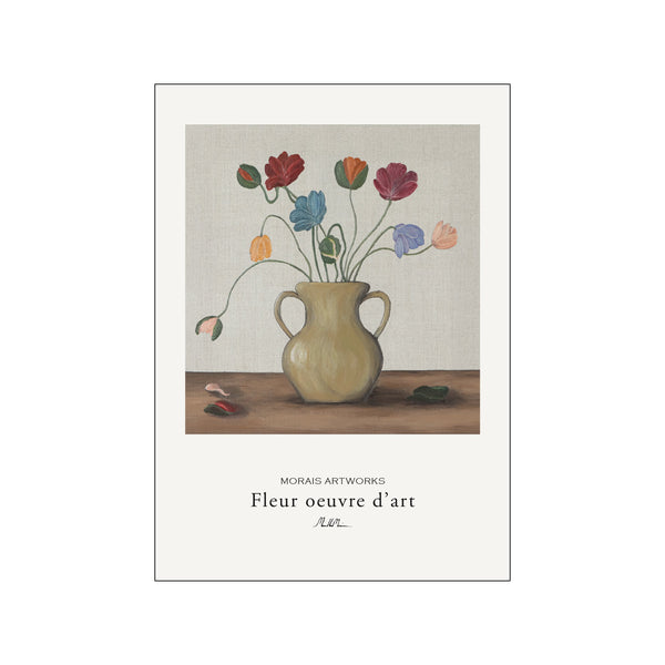 Fleur oeuvre d’art — Art print by Morais Artworks from Poster & Frame