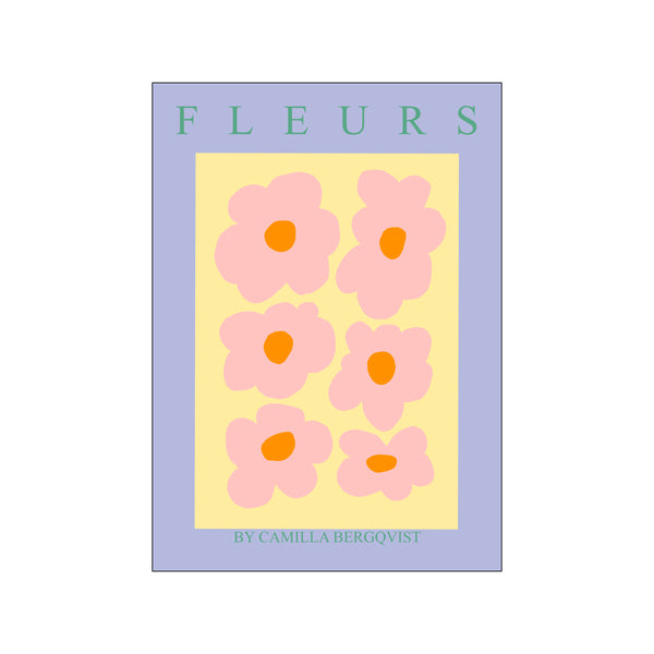 Fleurs gul — Art print by Camilla Bergqvist from Poster & Frame