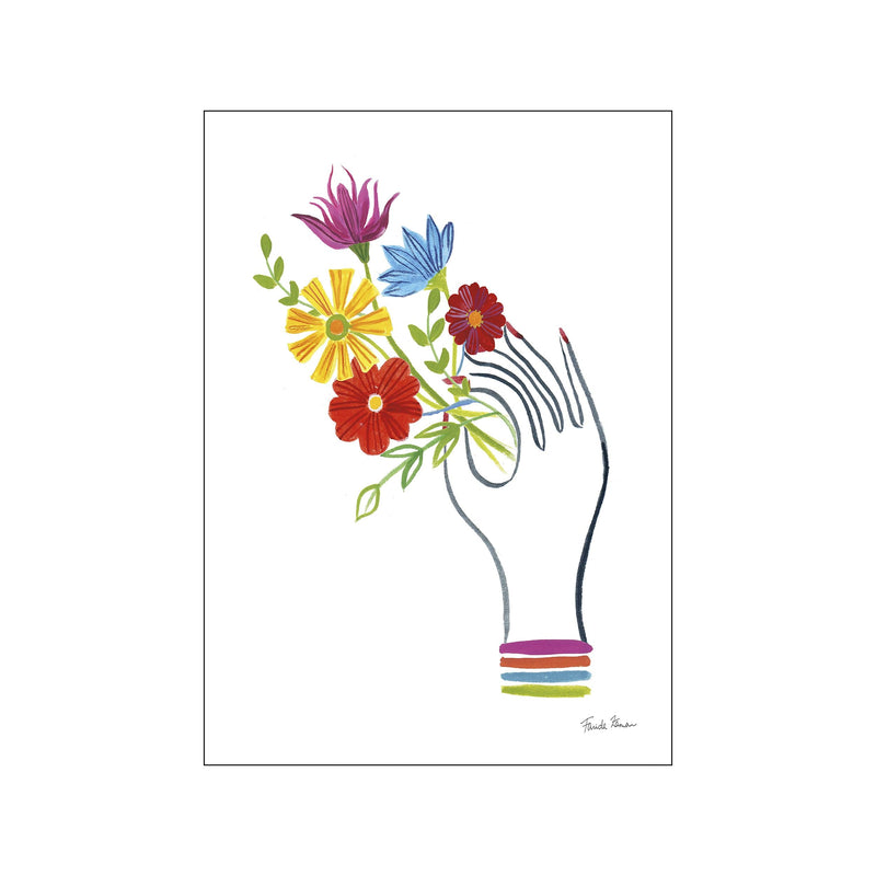 Floral Hand II — Art print by Wild Apple from Poster & Frame