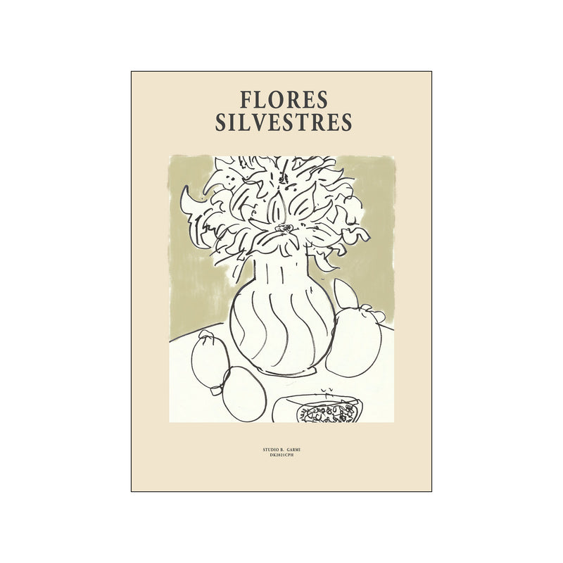 Flores Silvestres en florero — Art print by By Garmi from Poster & Frame