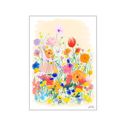 Field of flowers No1 — Art print by Anna Thomsen from Poster & Frame