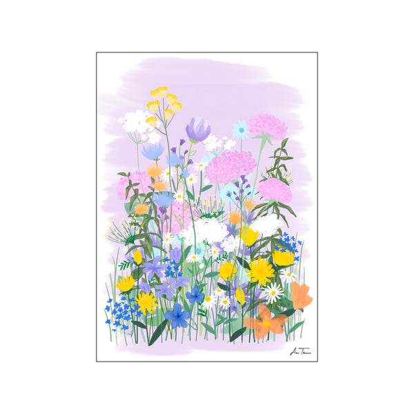 Field of flowers No2 — Art print by Anna Thomsen from Poster & Frame