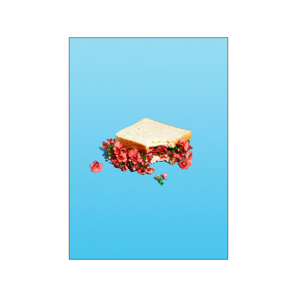 Flower sandwich — Art print by Supermercat from Poster & Frame