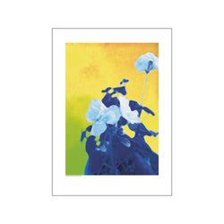 Flowerpower yellow — Art print by GraphicARTcph from Poster & Frame