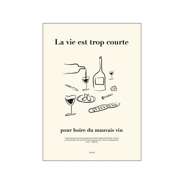 Food and wine — Art print by Klorofyl from Poster & Frame