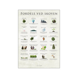 Fordele ved skoven — Art print by Simon Holst from Poster & Frame