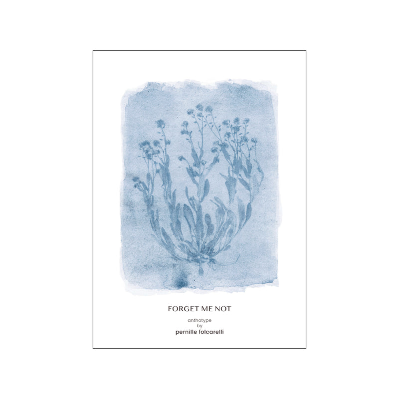 Forget me not - blue — Art print by Pernille Folcarelli from Poster & Frame