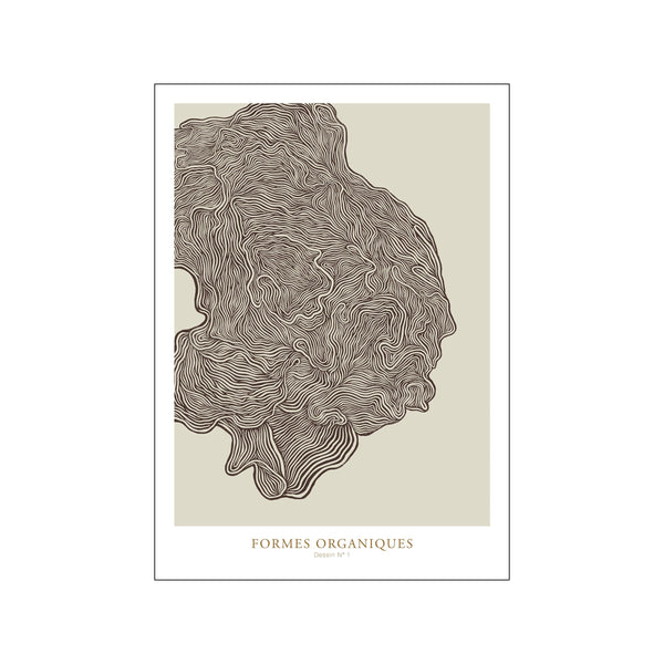 Wavy Formes Organiques No. 1 — Art print by Gustav Lautrup from Poster & Frame