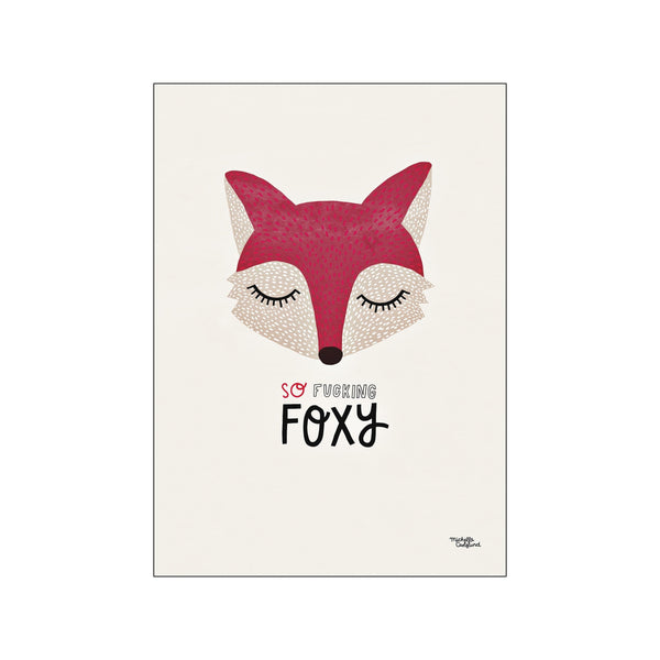 Foxy — Art print by Michelle Carlslund - Kids from Poster & Frame