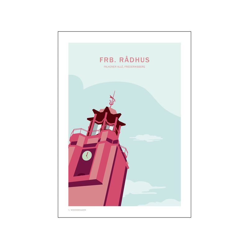 Frb. Rådhus — Art print by Wonderhagen from Poster & Frame