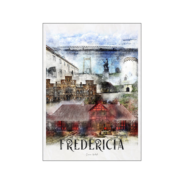 Fredericia — Art print by Simon Holst from Poster & Frame