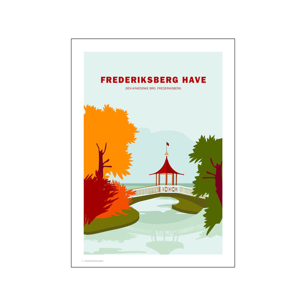 Frederiksborg have — Art print by Wonderhagen from Poster & Frame
