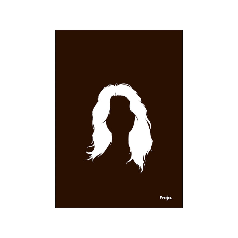 Freja - Black — Art print by Mugstars CO from Poster & Frame