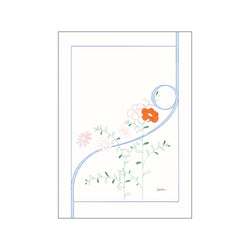 Fru Blomst — Art print by By Vima from Poster & Frame
