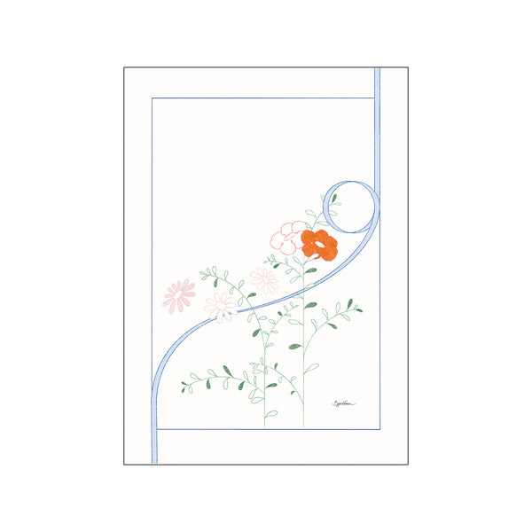 Fru Blomst — Art print by By Vima from Poster & Frame