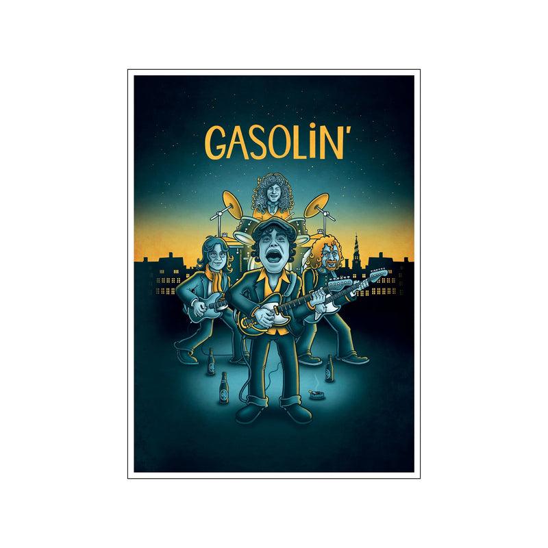 Gasolin — Art print by Copenhagen Poster from Poster & Frame