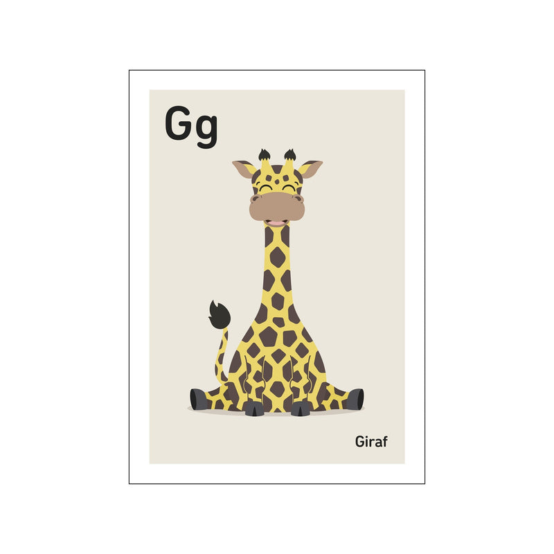 G — Art print by Stay Cute from Poster & Frame